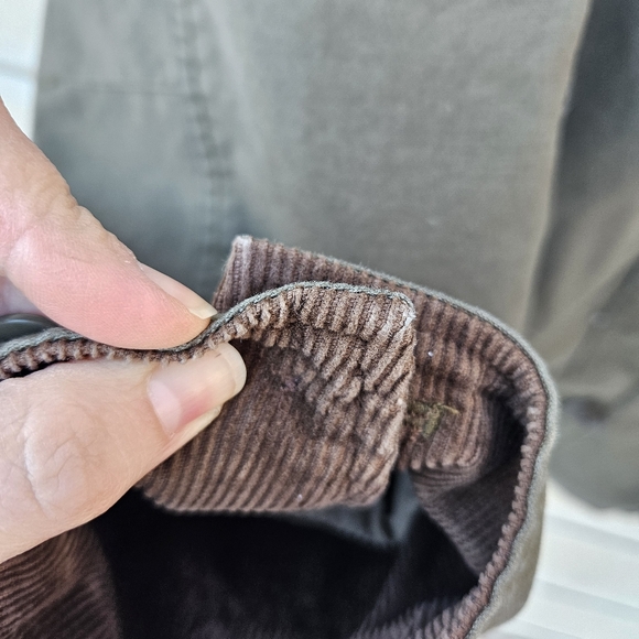 LL Bean green canvas flannel-lined Adirondack Barn Coat in Loden size 2X - Picture 10 of 11